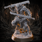 Dual-Wielding Bugbear - The Twin Bladedancer