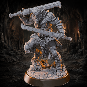 Dual-Wielding Bugbear - The Twin Bladedancer