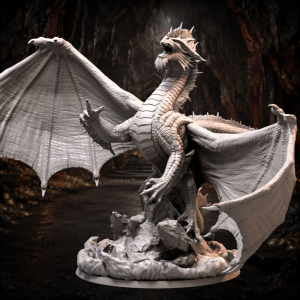 Valthrax the Obsidian Wing - Adult Chromatic Dragon