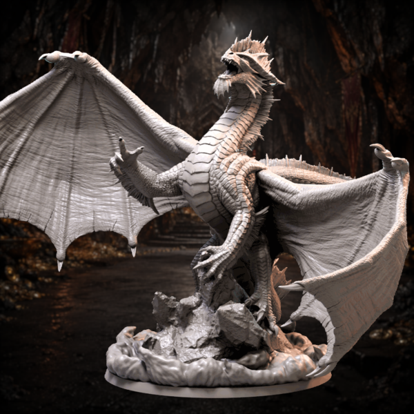 Valthrax the Obsidian Wing - Adult Chromatic Dragon