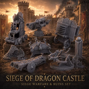 Siege of Dragon Castle - Siege Warfare & Ruins Set