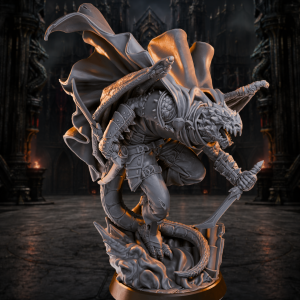 Dragonborn Assassin - The Scaled Shadow