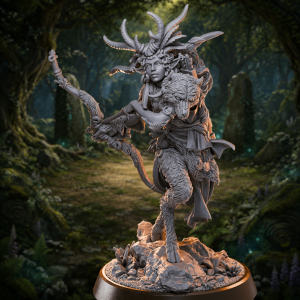 Sylvara, Hornbound Huntress – The Primal Warden