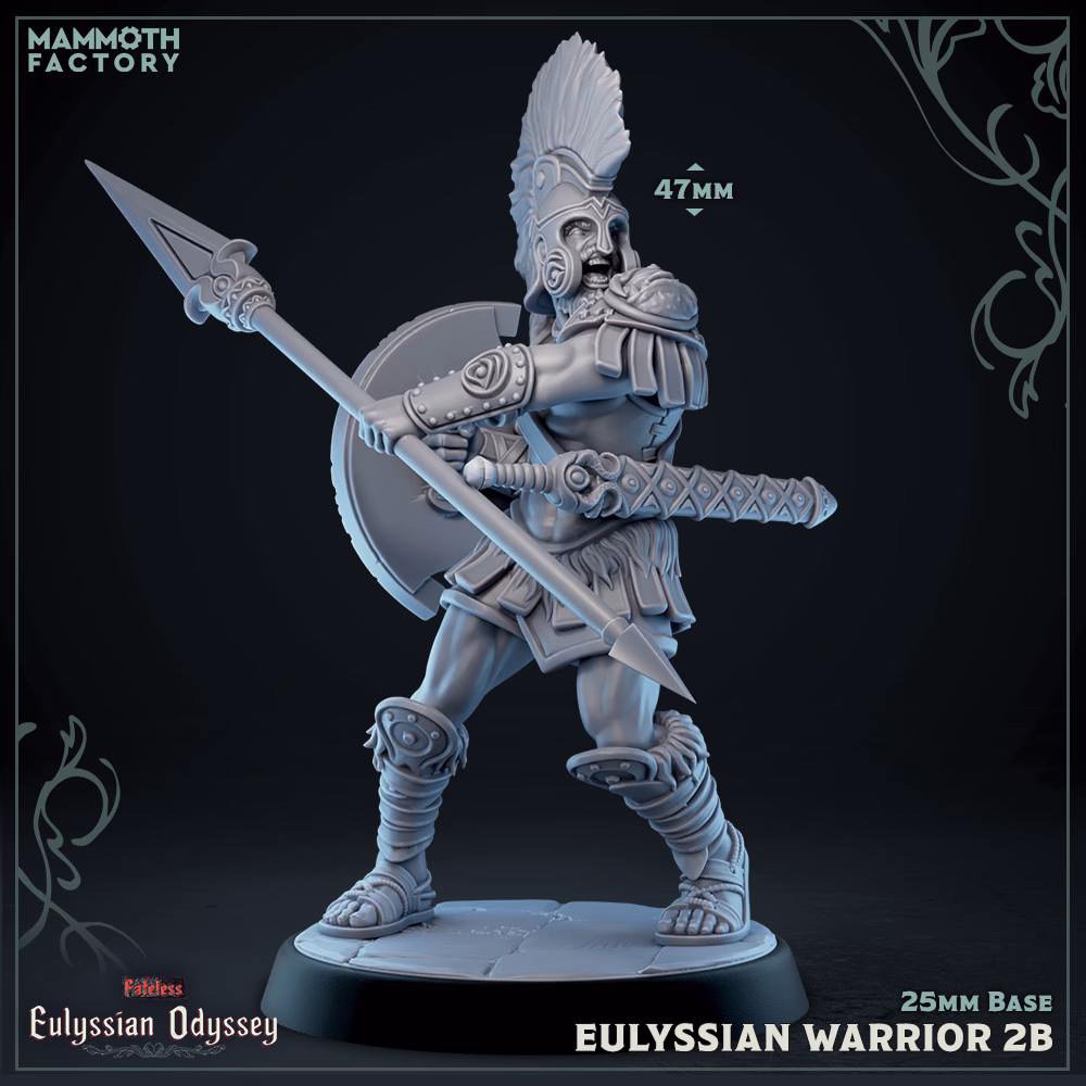 Lykon, The Warden of the Fluted Gate – Eulyssian Warrior