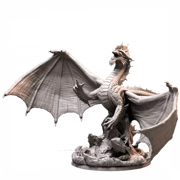 Valthrax the Obsidian Wing - Adult Chromatic Dragon