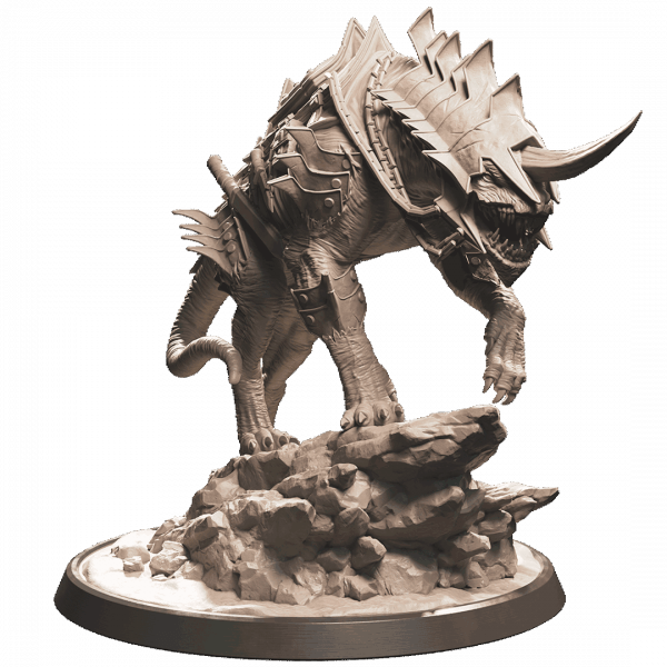 Runic Beast Enforcer - Armored Apex Predator