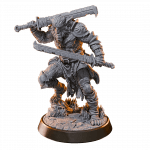 Dual-Wielding Bugbear - The Twin Bladedancer