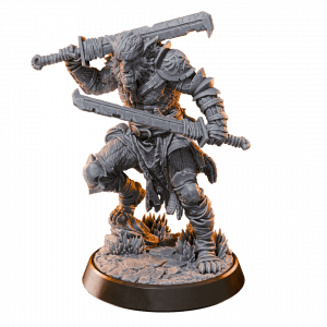 Dual-Wielding Bugbear - The Twin Bladedancer