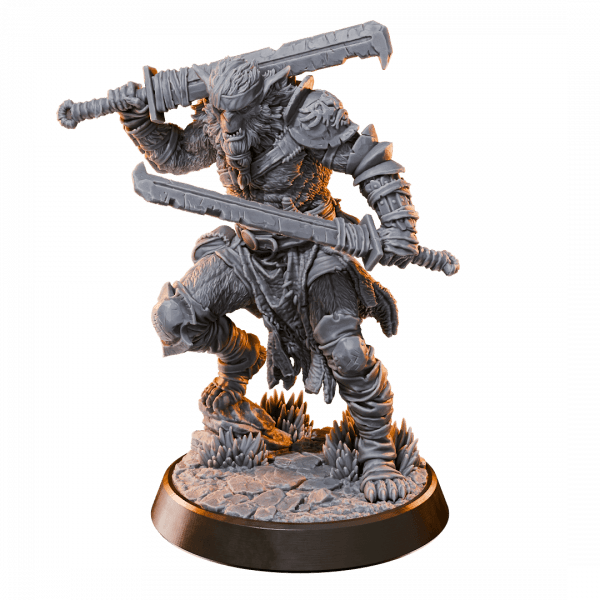 Dual-Wielding Bugbear - The Twin Bladedancer