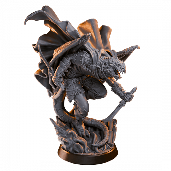 Dragonborn Assassin - The Scaled Shadow