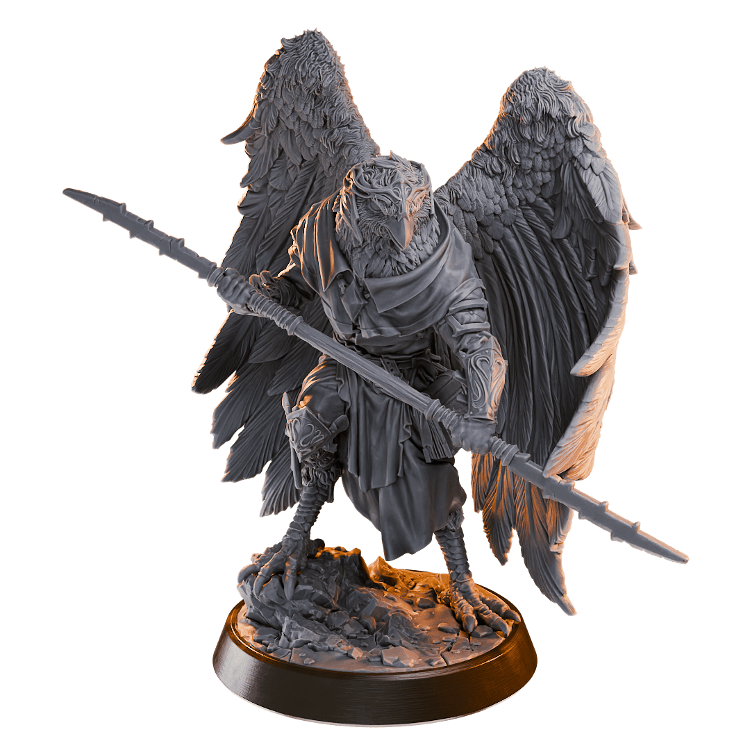 Korvath, The Ashen Vanguard - Aarakocra Warrior - Image 2
