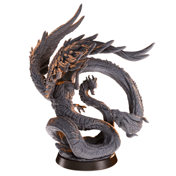 Vethraxis the Eternal – Amphisbaena Twin-Headed Dragon