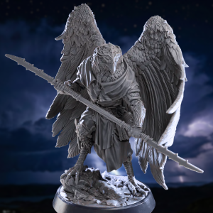Korvath, The Ashen Vanguard - Aarakocra Warrior