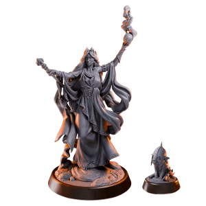 Druidess of The Moon Circle - And Her Companion!