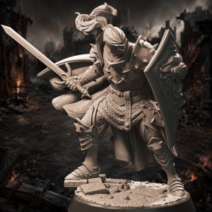 Lionheart Paladin - The Valiant Blade & Shield