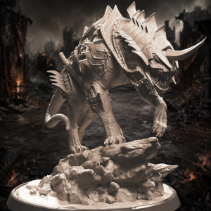 Runic Beast Enforcer - Armored Apex Predator