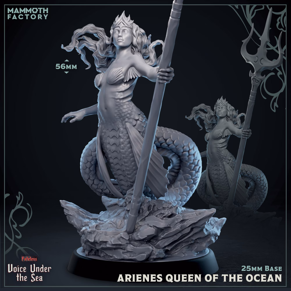 Arienes, Queen of the Ocean - The Merfolk Sovereign