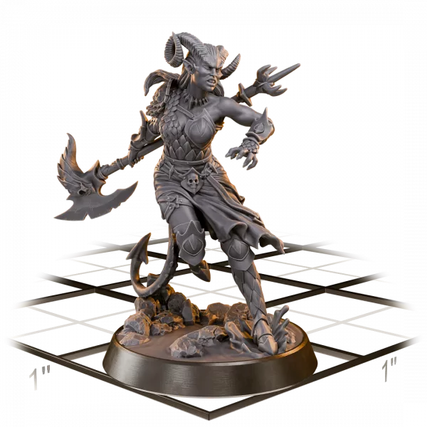 Zyphara Mystos - Tiefling Barbarian