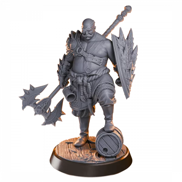 Sir Barrington - Old Veteran Barbarian