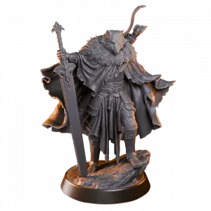 Grey Shadowmane - Beastfolk Warrior