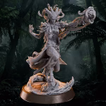 Elandra Copperhoof — Female Druid Satyr