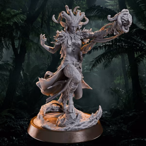 Elandra Copperhoof — Female Druid Satyr
