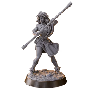 Linette, Swift Striker – The Sun-Scarred Warden — Display Edition