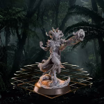 Elandra Copperhoof - Female Druid Satyr