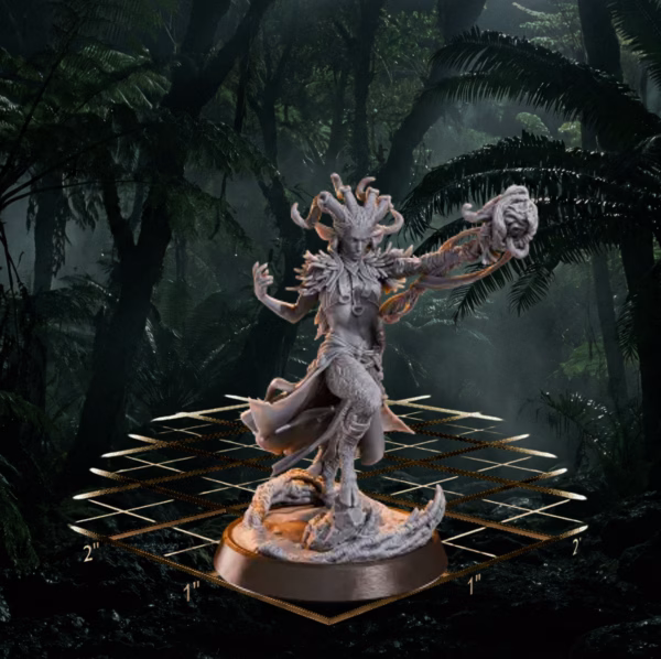 Elandra Copperhoof — Female Druid Satyr