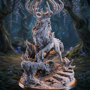 Sylas, the Antlered Fox - Fey Spirit