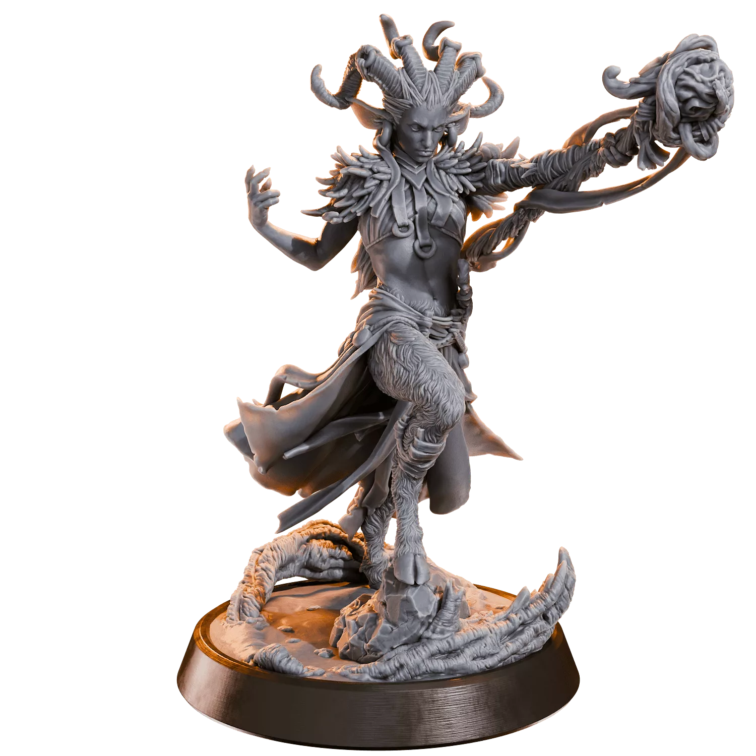 Elandra Copperhoof — Female Druid Satyr - Image 3