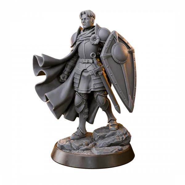 Sir Tristan Greymoor - Male Human Fighter