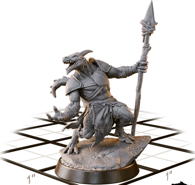 Kobold Spear Warrior - Dreadscale Clan - Image 2