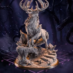 Sylas, the Antlered Fox - Fey Spirit