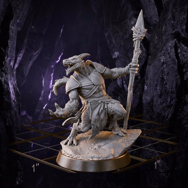 Kobold Spear Warrior - Dreadscale Clan