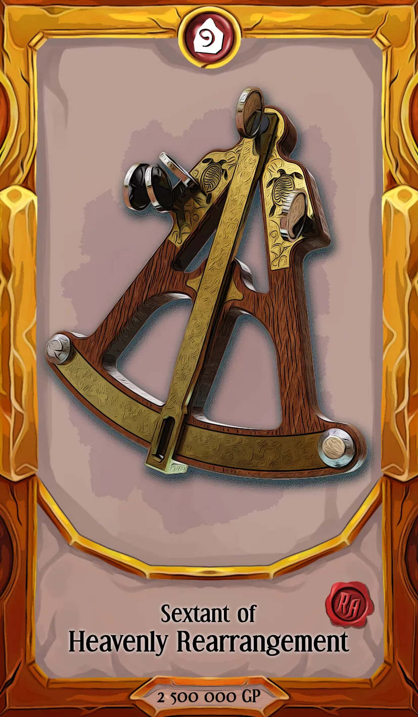 Sextant of Heavenly Rearrangement - Life Size Prop - Image 2