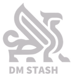 DM stash grey logo
