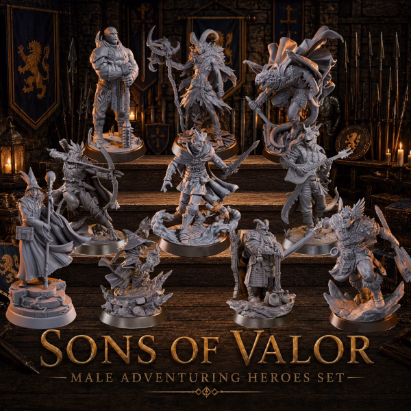 Sons of Valor - Adventuring Heroes Set