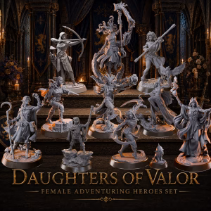 Daughters of Valor - Adventuring Heroes Set