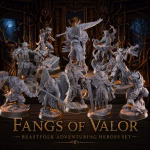 Fangs of Valor - Adventuring Heroes Set
