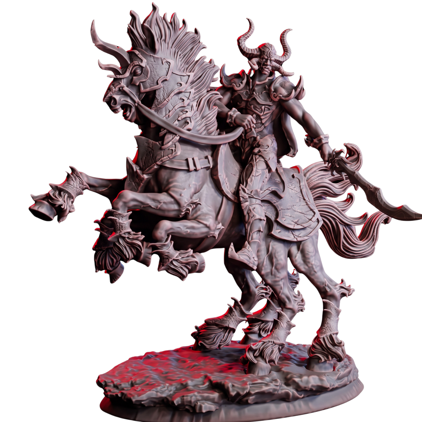 Lord Fengr, Ironsworn Ruler (Mounted) – The Obsidian Cavalier - Image 2