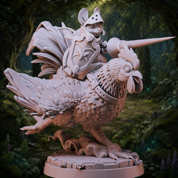 Sir Pip, Gallant of the Bramble – Rooster Knight Cavalier
