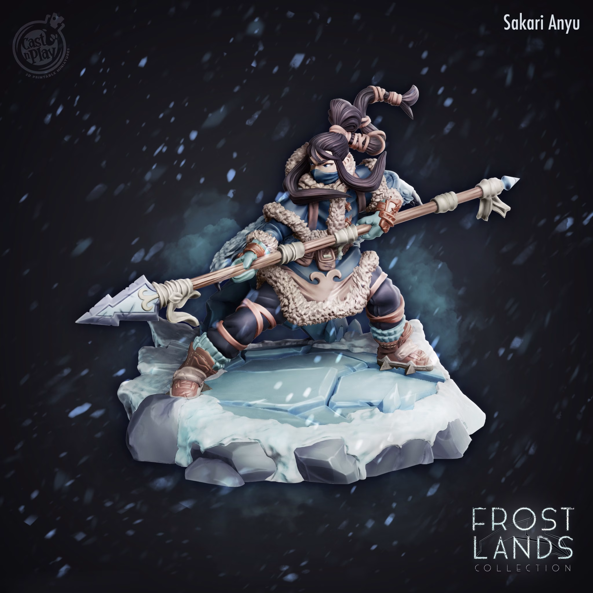 Kaelen the Frost-Bound, Tundra Scout – The Winter Spear - Image 2