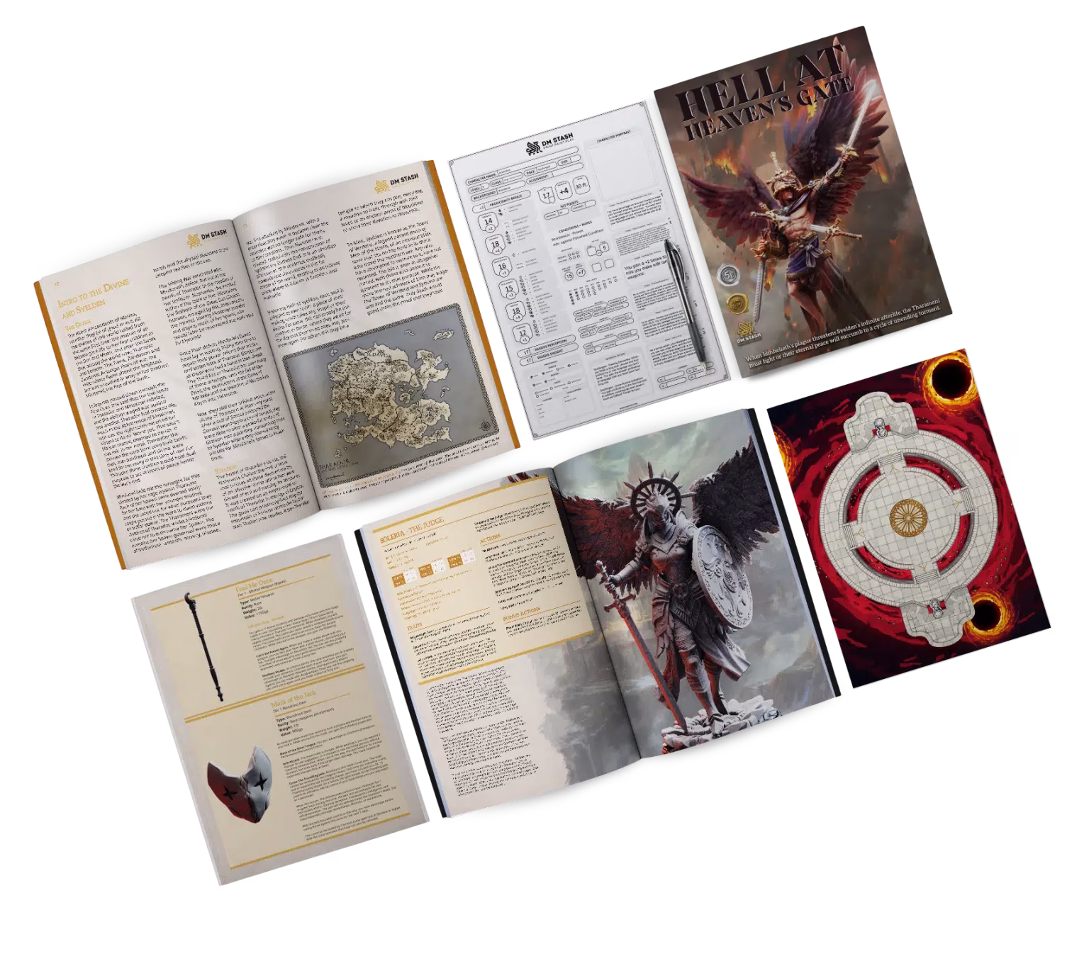 Divine Gambit – Hell at Heaven’s Gate Adventure Collection - Image 3