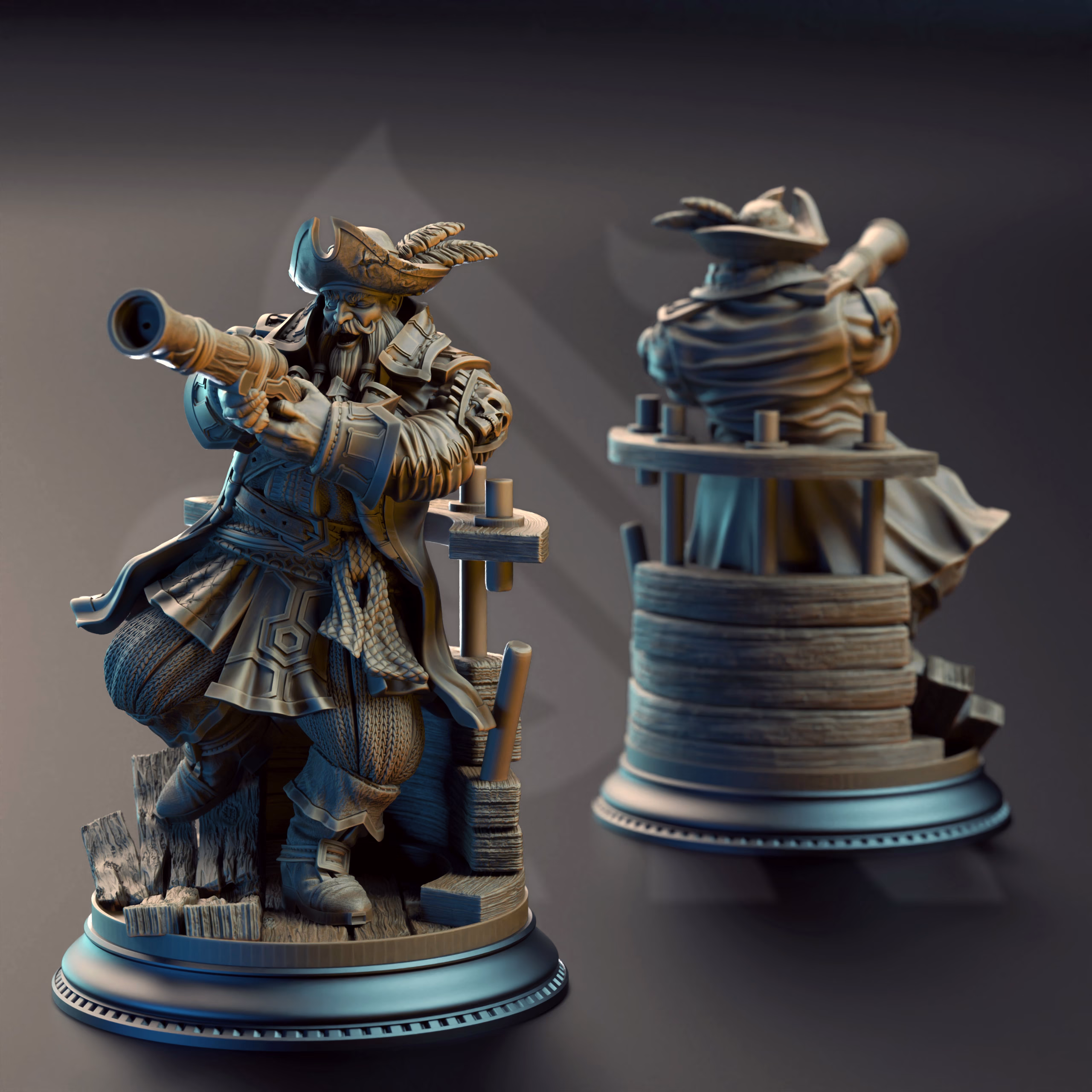 Baradin Blackbeard – Captain of the Gilded Seahorse - Image 2