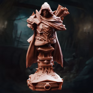 Brox - Orc Beastmaster Bust