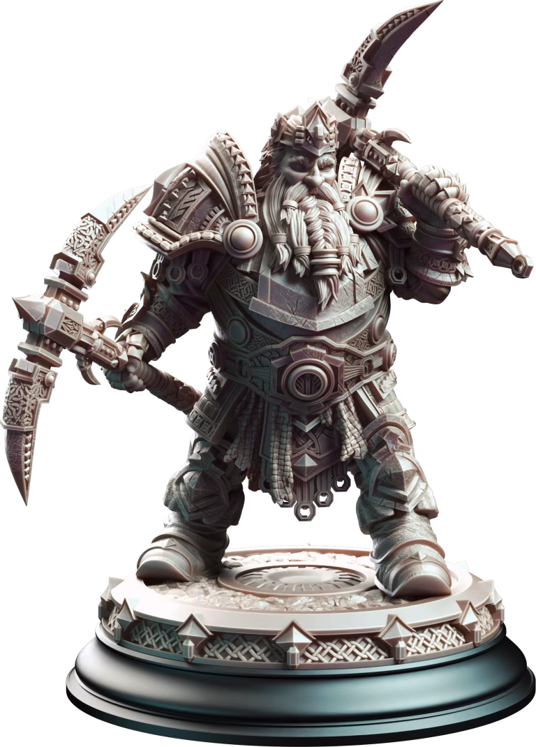 Gordrain Stonehand – Dwarven General — Display Edition