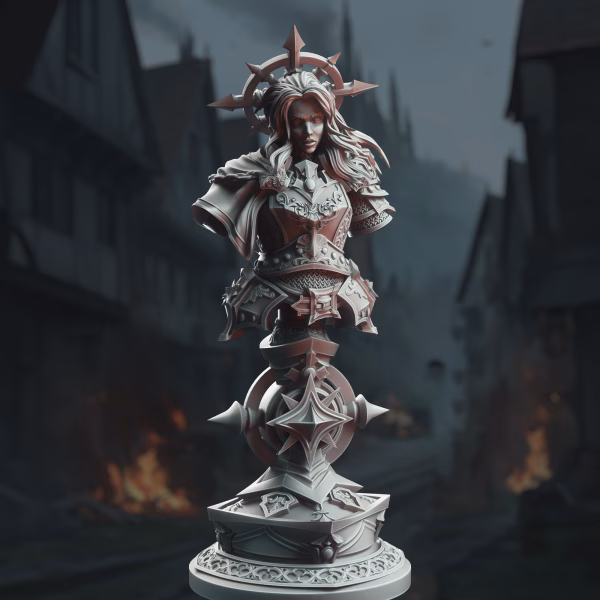 Johanna Saffron the Scorned - Vengeance Paladin Bust