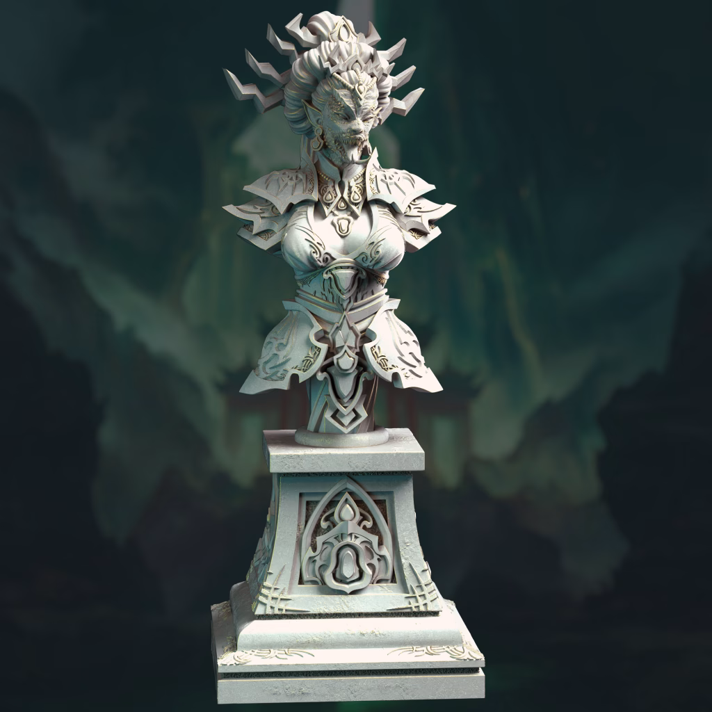 Lian She - Medusa of the East Bust