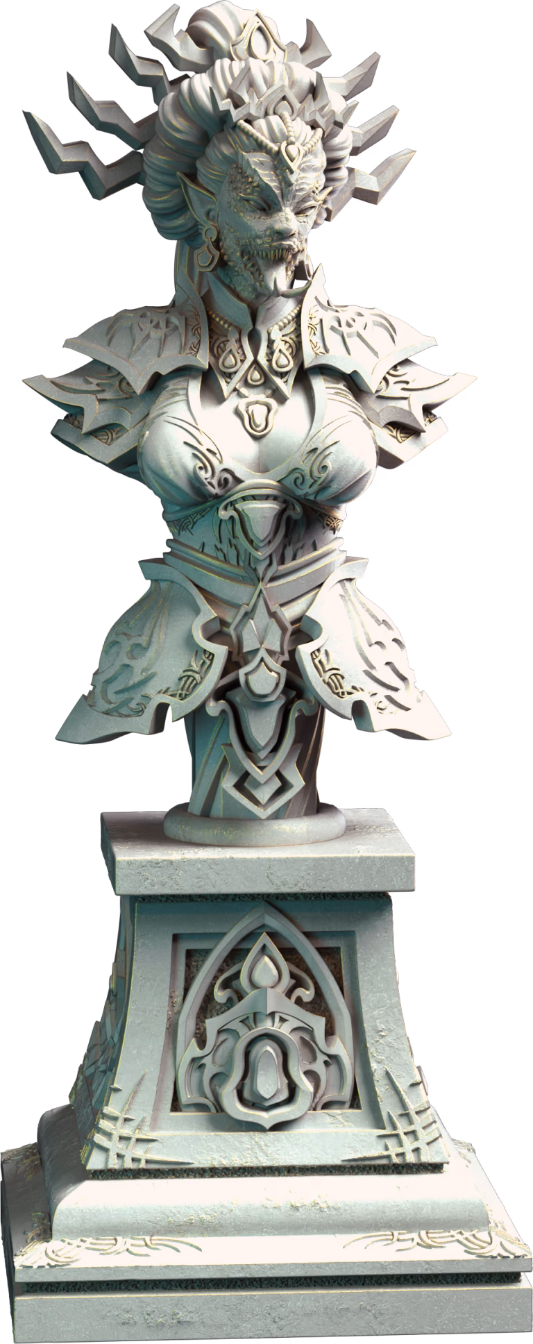 Lian She - Medusa of the East Bust